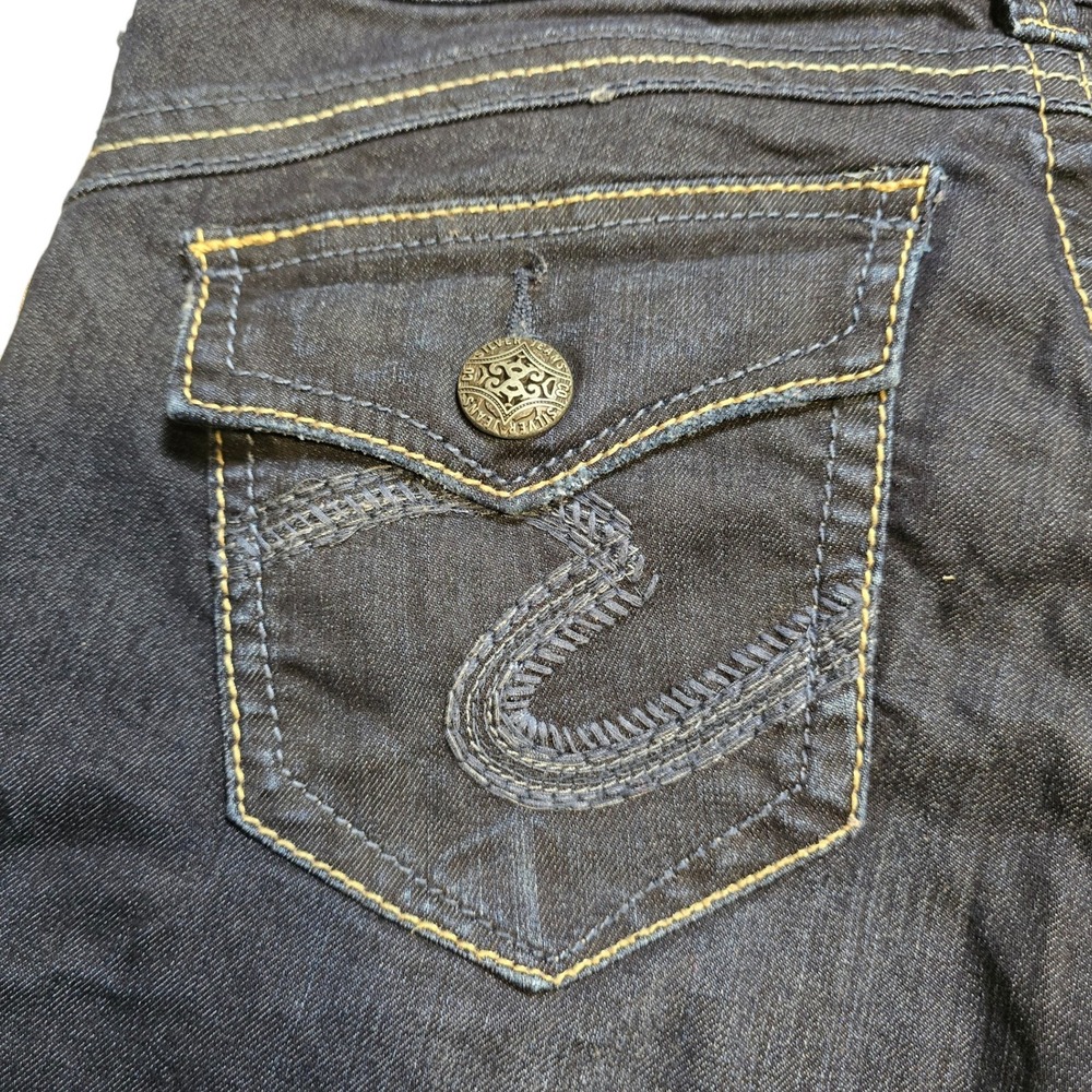 Silver Jeans Co. Women's Suki Rose Surplus Curvy Tailored Bermuda Shorts Size 29 - Picture 14 of 16